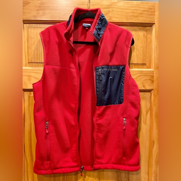 Men’s Vinyard Vines Fleece Vest - Picture 1 of 4